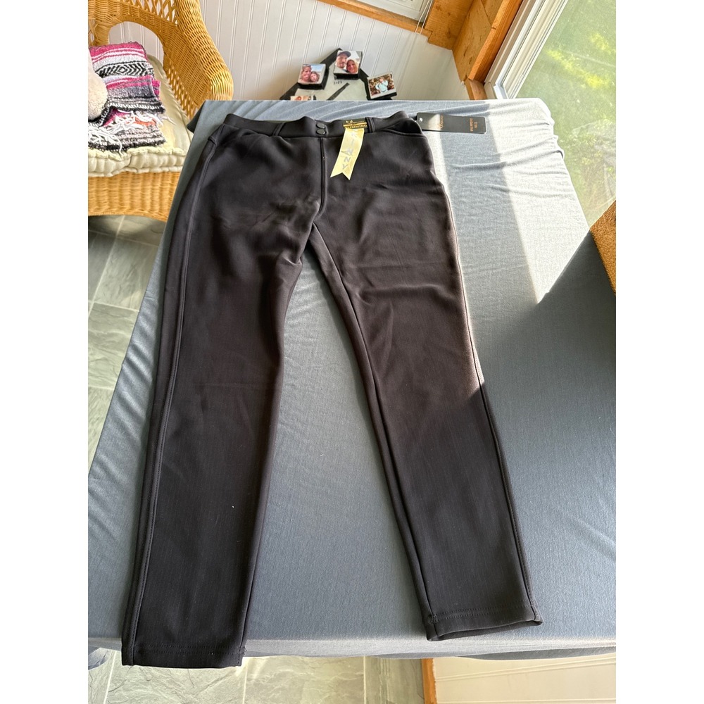 Angel Cult Slimming Skinny Pants Black High Waisted Stretch FBP152-FLC XL NWT